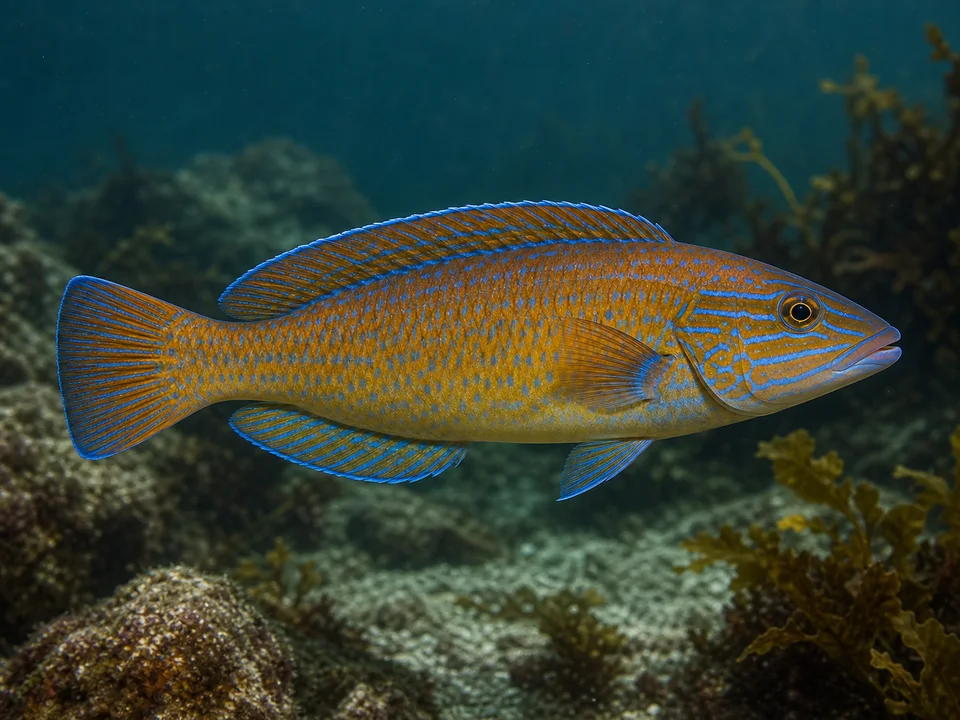Blågylta (Labrus mixtus)